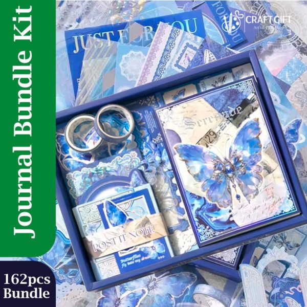 Journal & Scrapbook Kit - Butterfly Blue