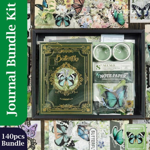 Journal Bundle Kit - Butterfly Green