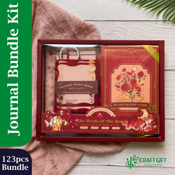 Journal & Scrapbook Kit - Rose Whisper
