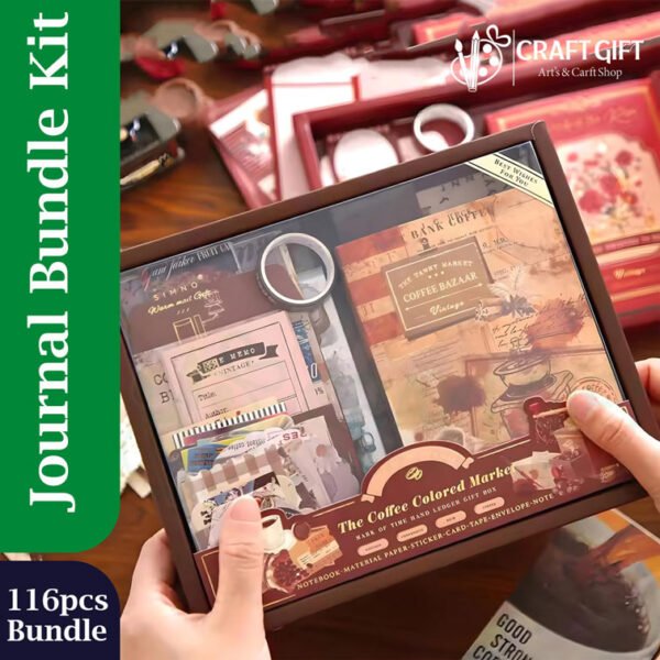Journal & Scrapbook Kit - Coffee Bazaar