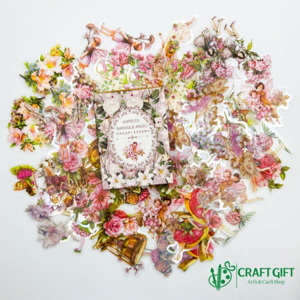 Baroque Angel Stickers box -01