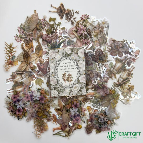 Baroque Angel Stickers Box -02