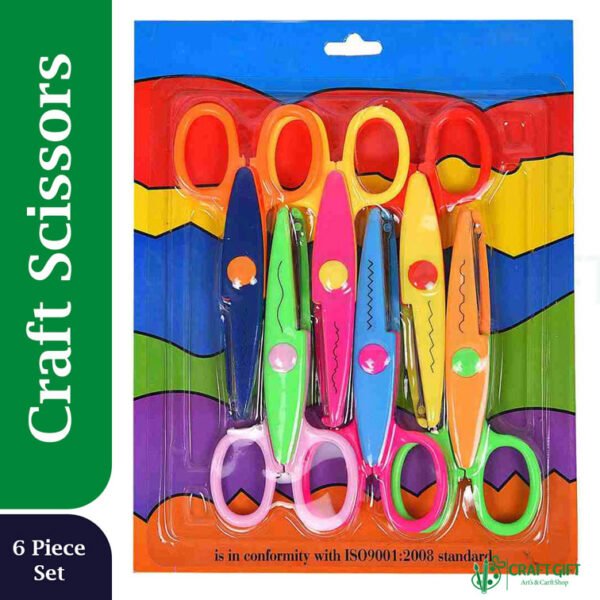 Craft Scissors 6 Piece Set