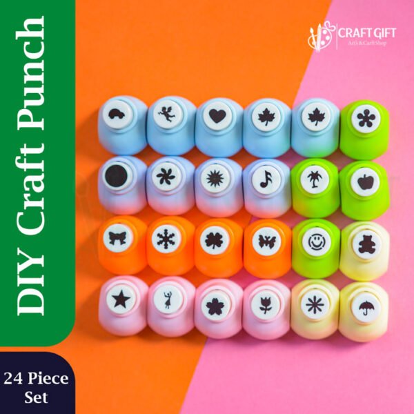 DIY Craft Punch 24 Piece Set