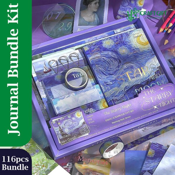 Journal & Scrapbook Kit - Starry Night