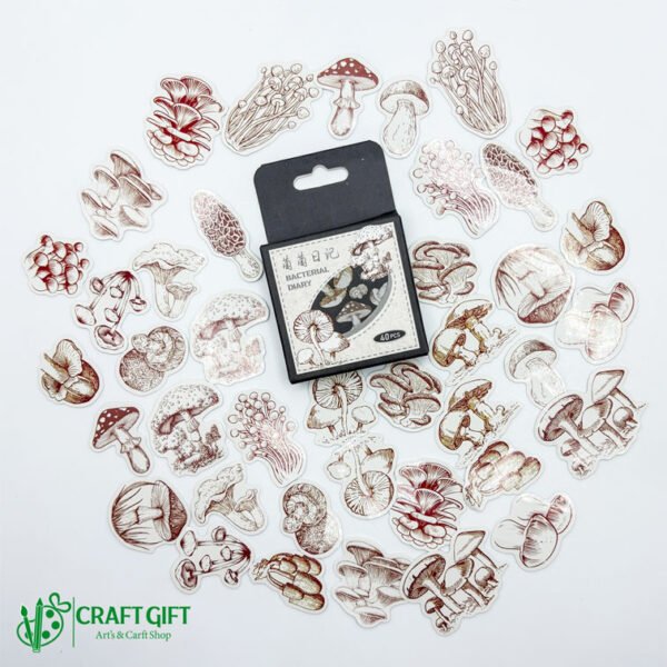 Mushroom Boxed Stickers- 01
