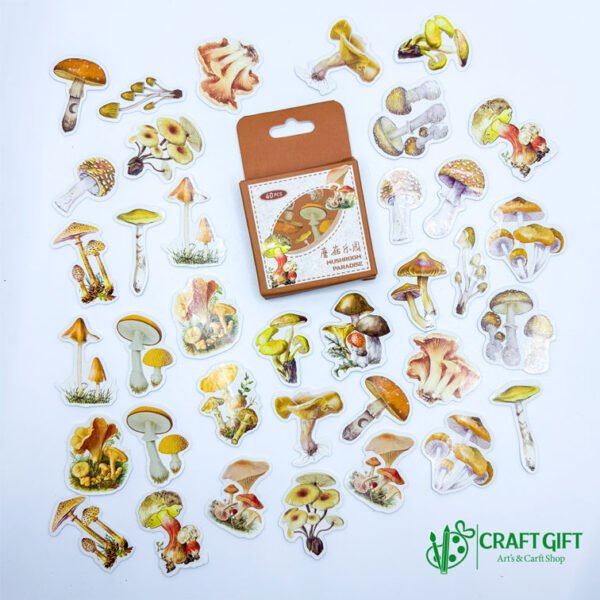 Mushroom Boxed Stickers- 02
