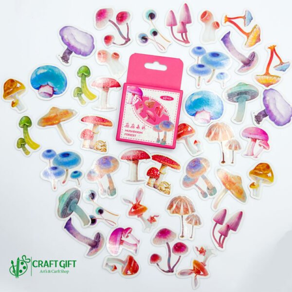 Mushroom Boxed Stickers- 04
