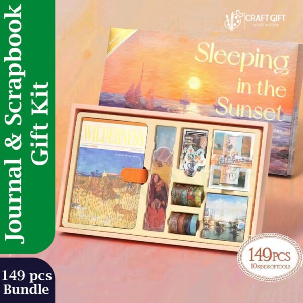 Journal & Scrapbook Gift Kit - Sleeping in the Sunset